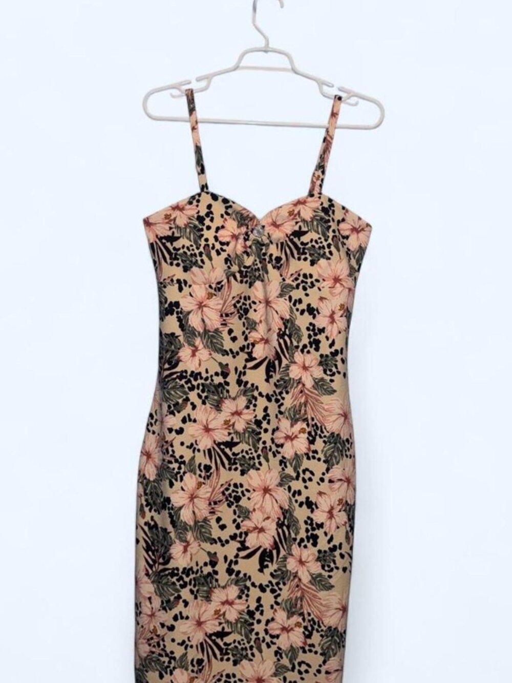 Women's Tropical Print Dress